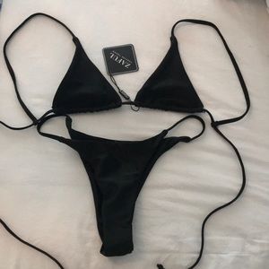 Black String Bikini- NEVER WORN